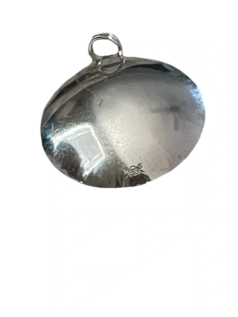 Sterling Silver House Charm Pendant with Red Accent - Picture 2 of 2